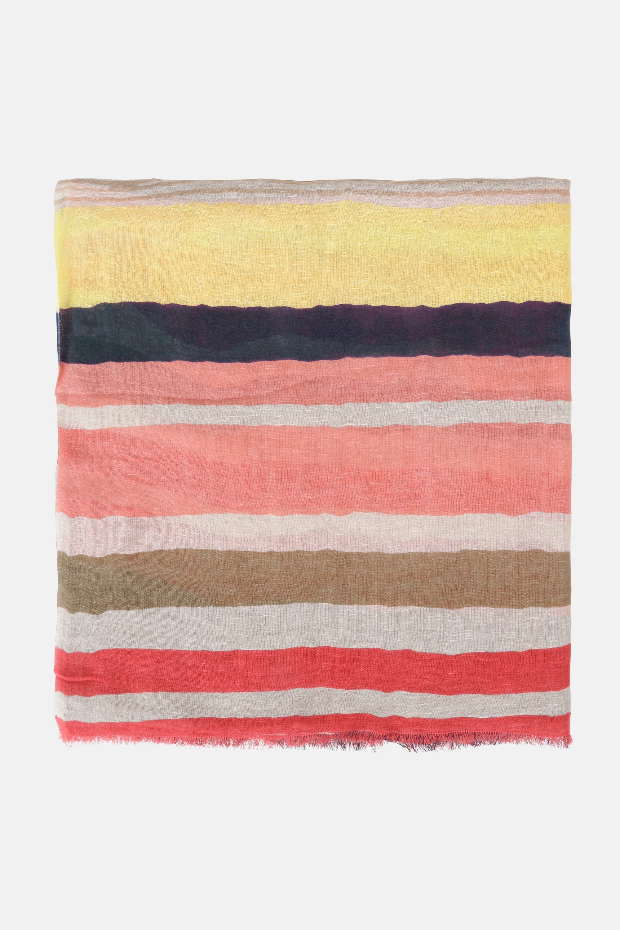 Stripete Skjerf - Red Organic Stripe
